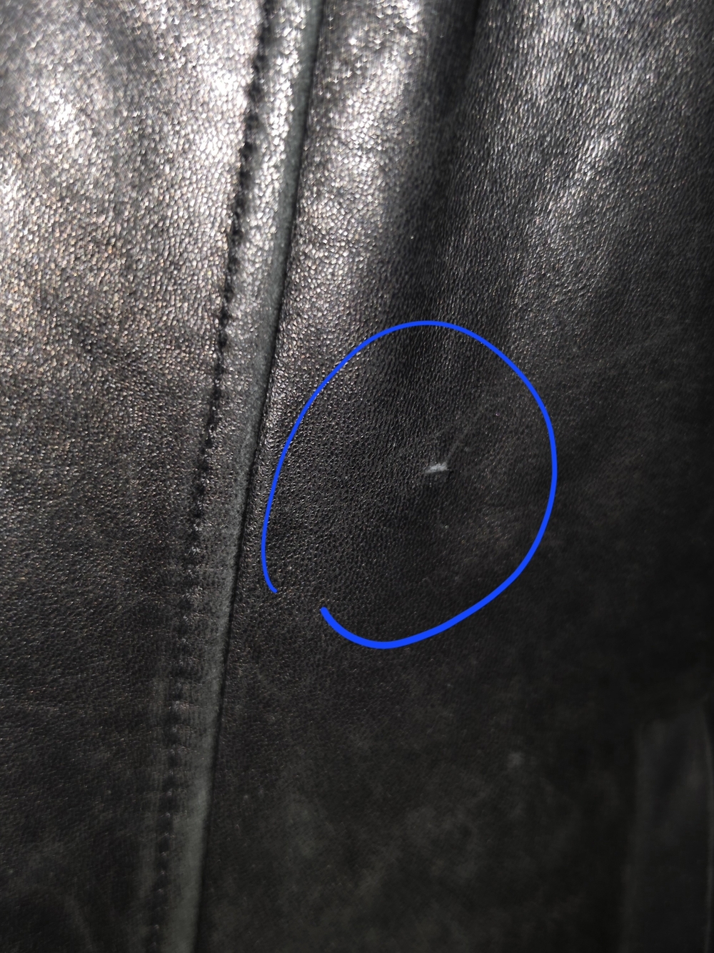 Kenneth Cole Reaction Black Leather Zip-Front Jacket - Picture 3 of 16